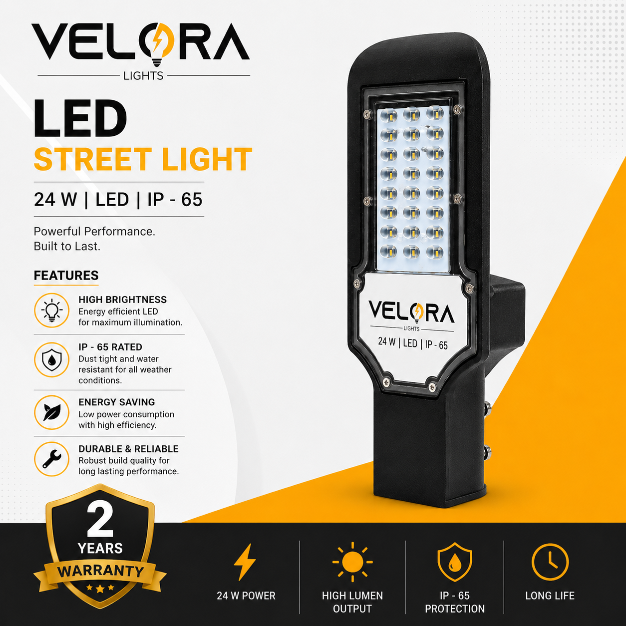 Velora 24W LED Street Light