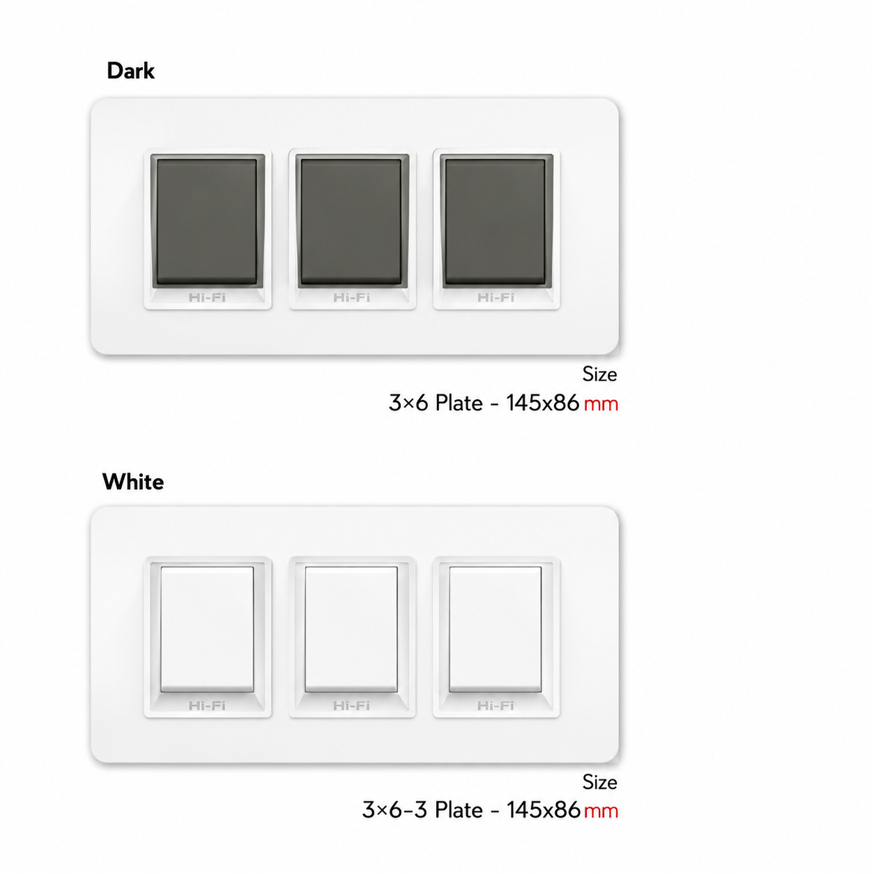 HI-FI Dingo Pluse Plate Modular Plate (1M to 18M)