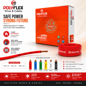 Polyflex LF FR Single Core House Wire – 90 Meter Coil