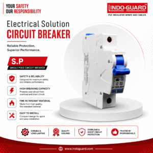 Indo Guard Single Pole (SP) MCB Circuit Breaker