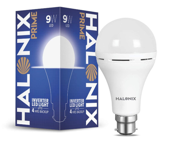HALONIX Prime 9W B22 Rechargeable Inverter LED Bulb (Cool White)