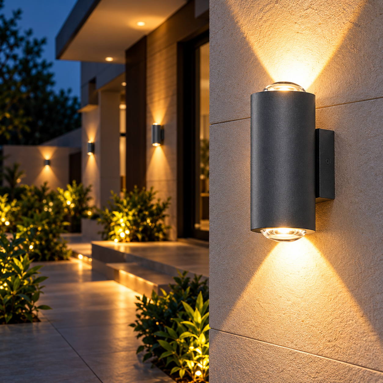 NEON HN 2127 – Round Up & Down LED Wall Light