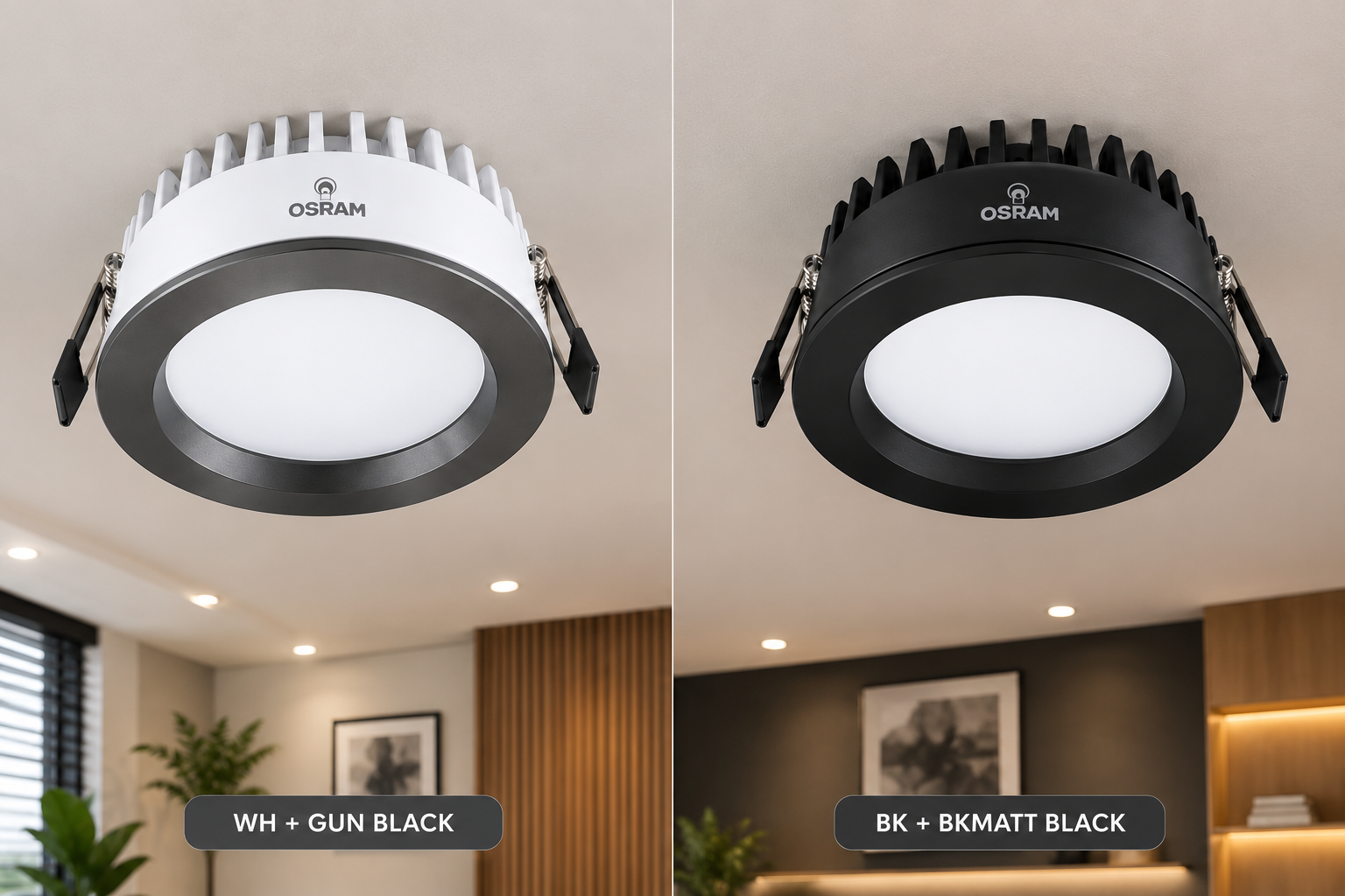NEON SPLENDOR LED Downlight | 12W, 18W & 24W | 120° Beam Angle | 3-in-1 CCT | Premium Recessed Ceiling Light