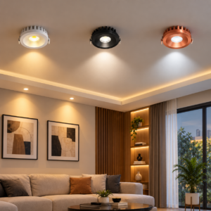 NEON WEE LED Downlight | 3W Recessed Ceiling Light | 36° Beam Angle | 3K 4K 6K CCT | White Black Copper