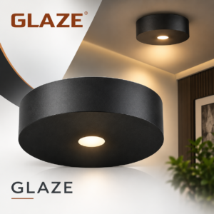 NEON EPISTAR LED Surface Light 5W | 3K/4K CCT | Black | 120° Beam | IP65