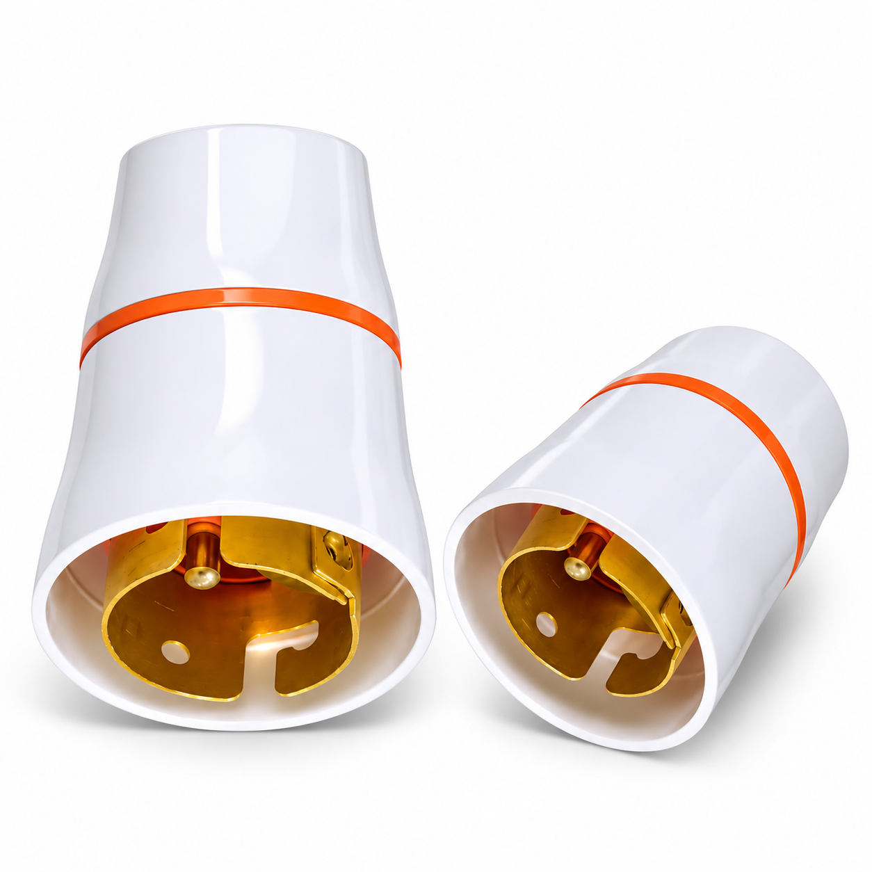 ORSAL Premium Hanging Holder – White Plastic B22 Bulb Holder for Home, Shop & Commercial Lighting