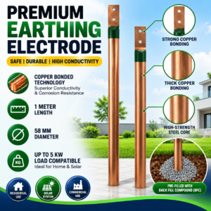 Premium Copper Bonded Earthing Electrode