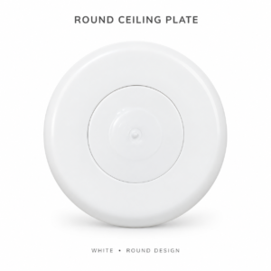 White Round Ceiling Plate for Electrical Fitting