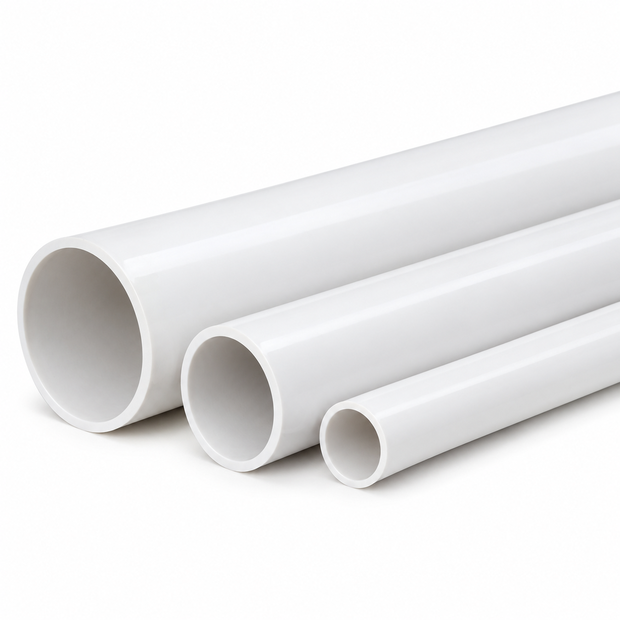 White PVC Electrical Conduit Pipe for Electric Wiring
